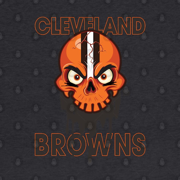 Cleveland Browns SkullyDawg by Goin Ape Studios